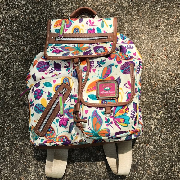 lily bloom butterfly suitcase